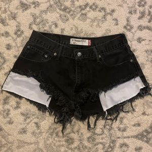 Levi’s Black 505 shorts
